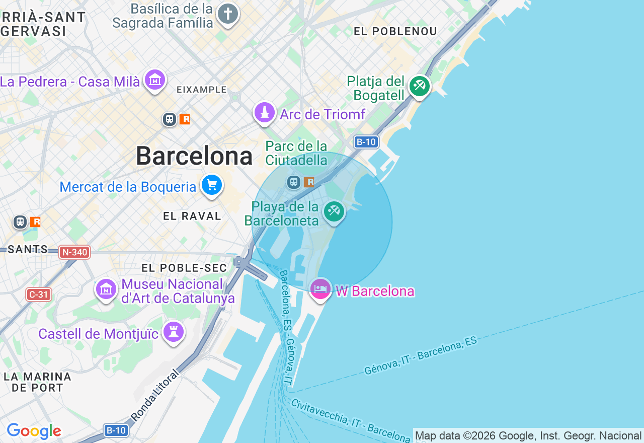Mapa de la ubicación