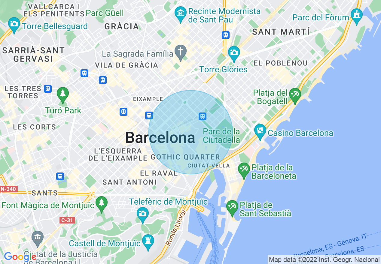 Mapa de la ubicación