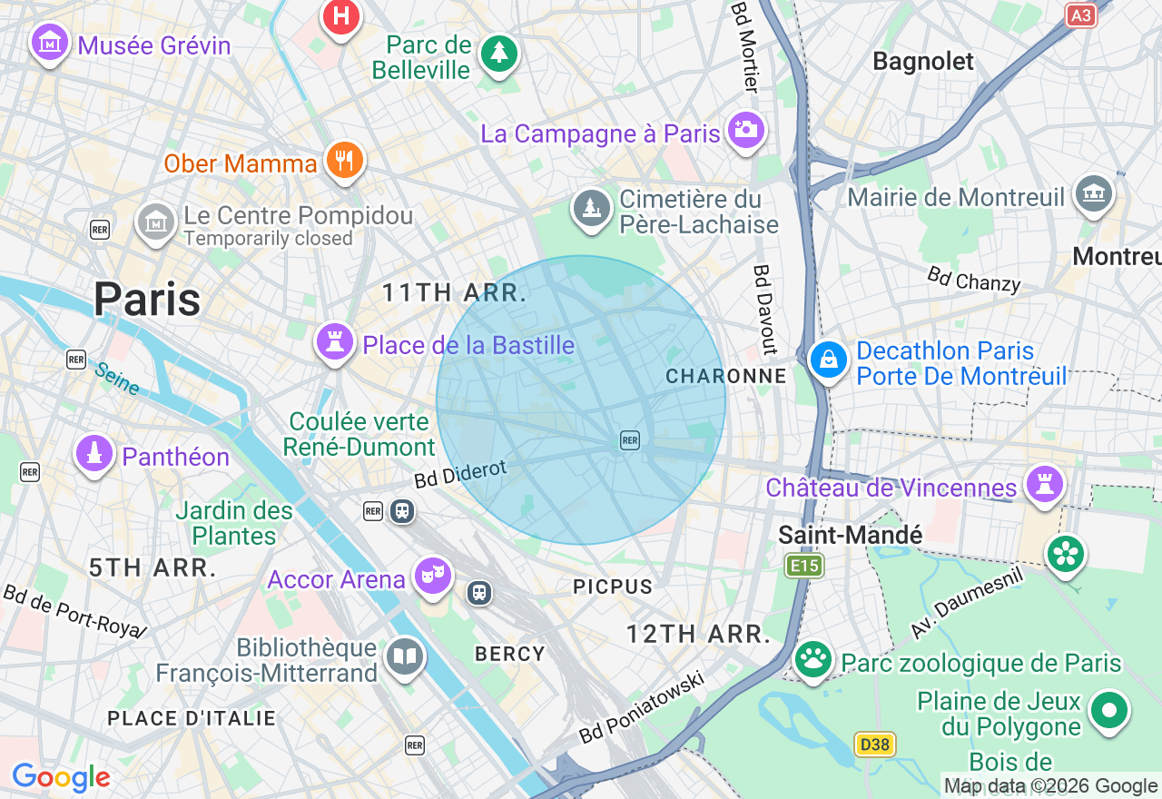 Carte de l'emplacement