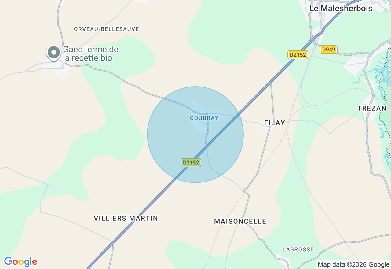 Carte de l'emplacement
