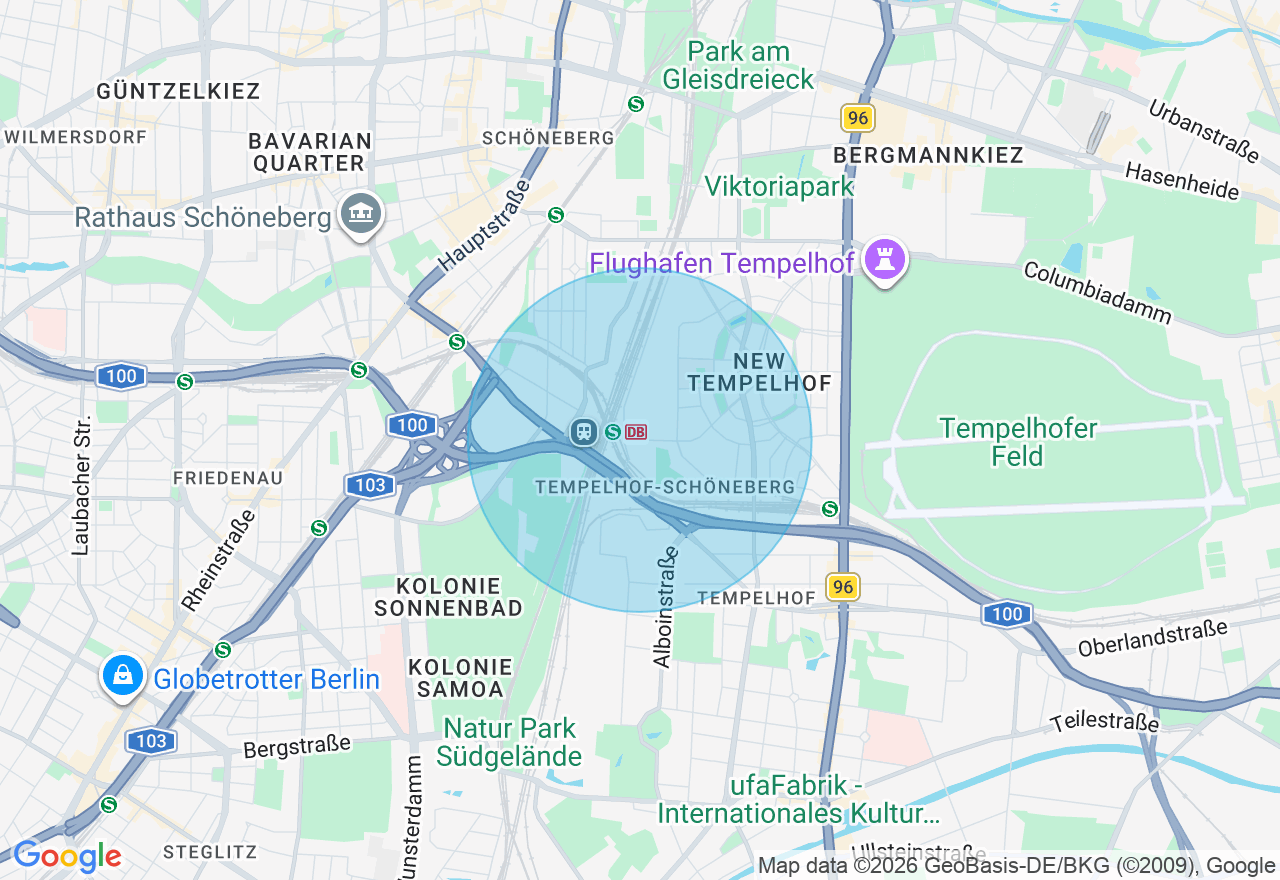 Kartenansicht der Location
