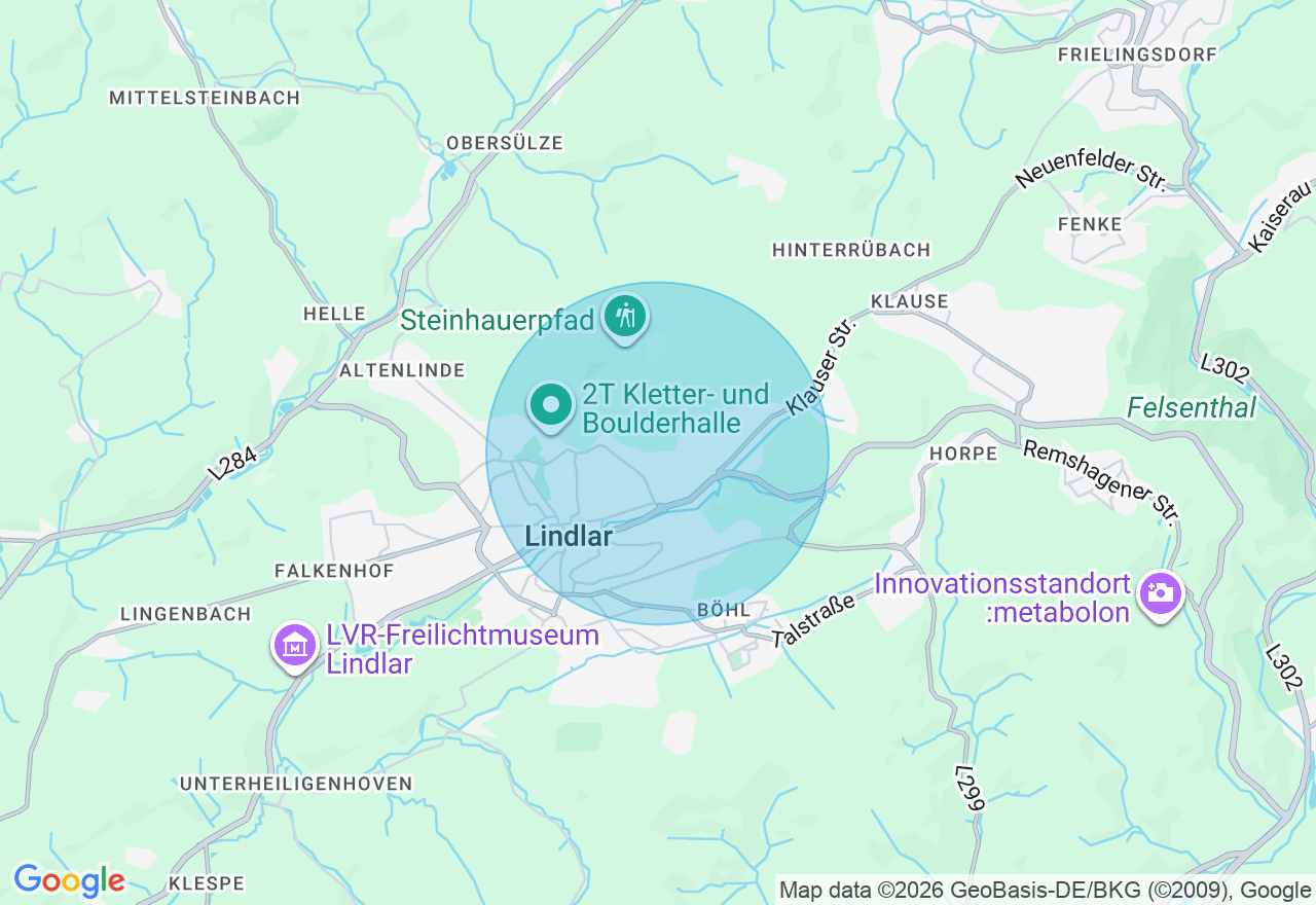 Kartenansicht der Location