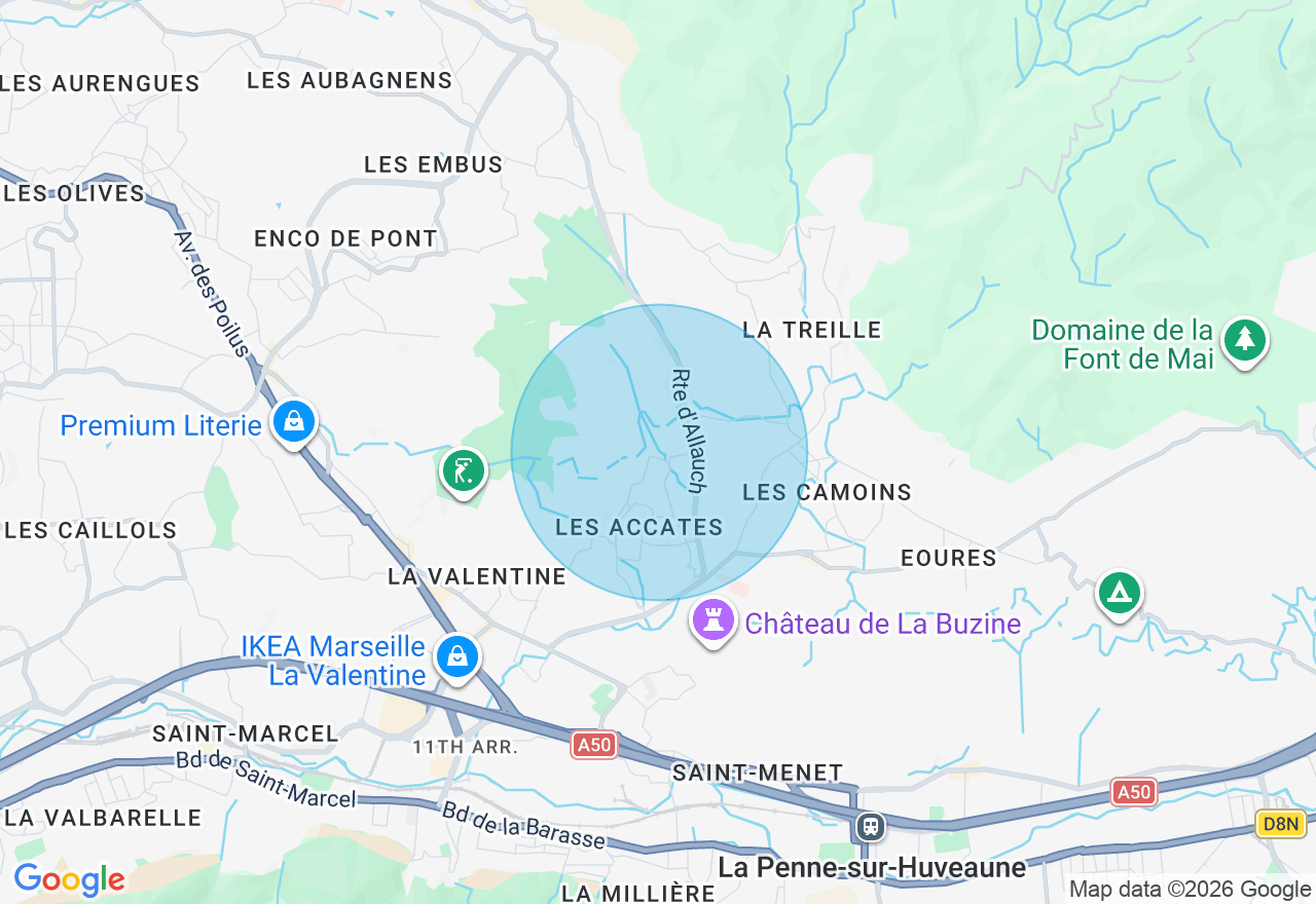 Carte de l'emplacement