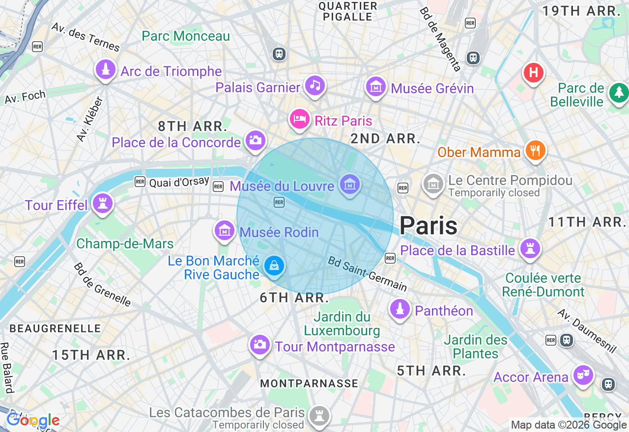 Carte de l'emplacement