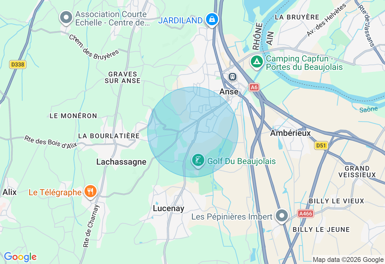 Carte de l'emplacement