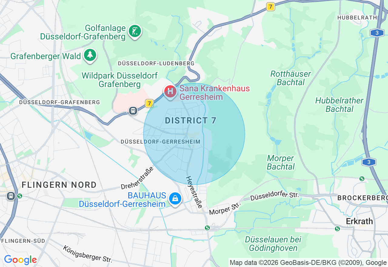 Kartenansicht der Location