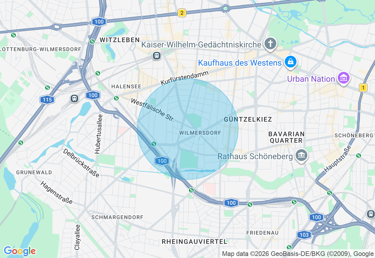 Kartenansicht der Location