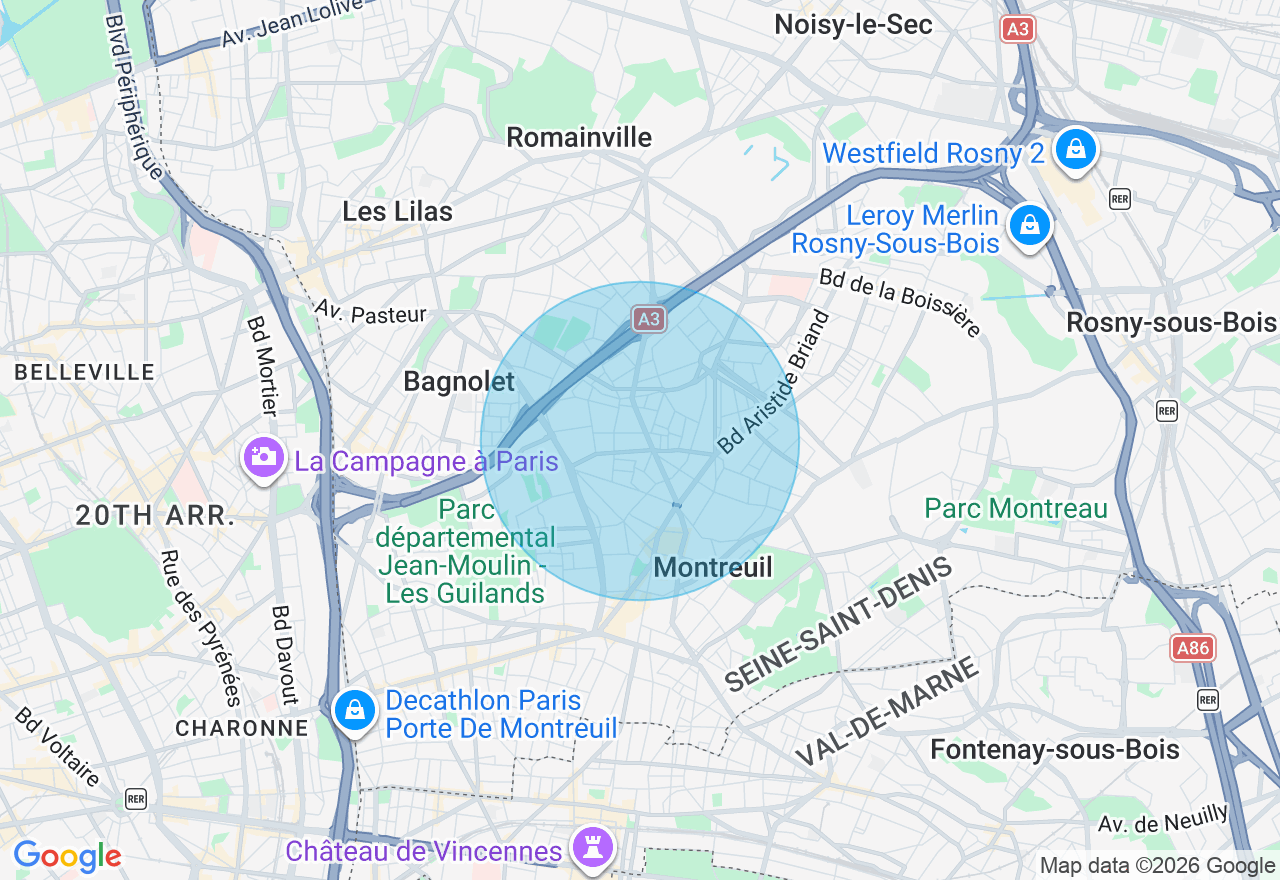 Carte de l'emplacement