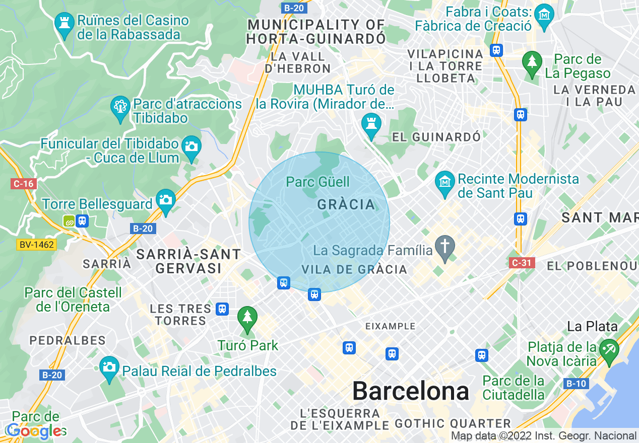 Mapa de la ubicación