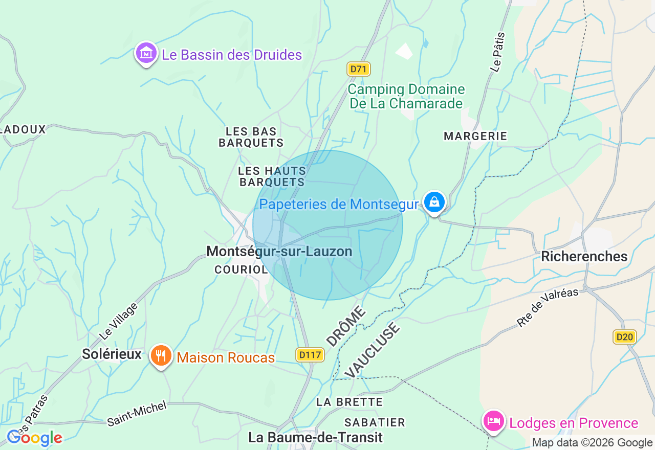 Carte de l'emplacement