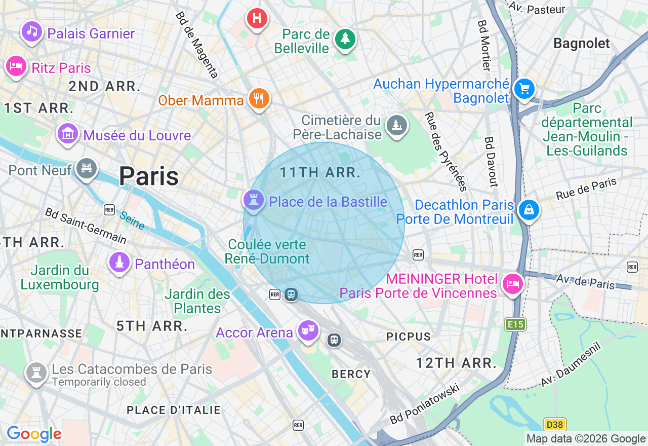 Carte de l'emplacement
