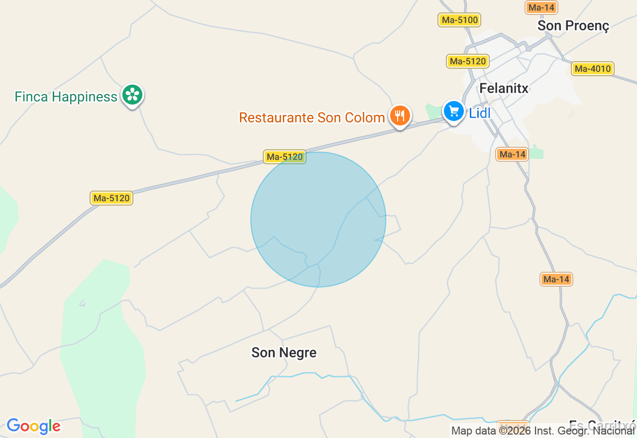 Mapa de la ubicación