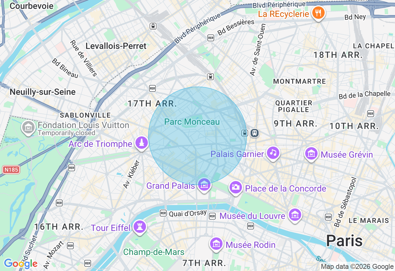 Carte de l'emplacement