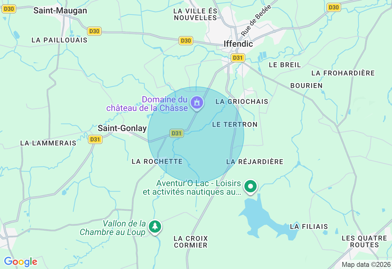 Carte de l'emplacement