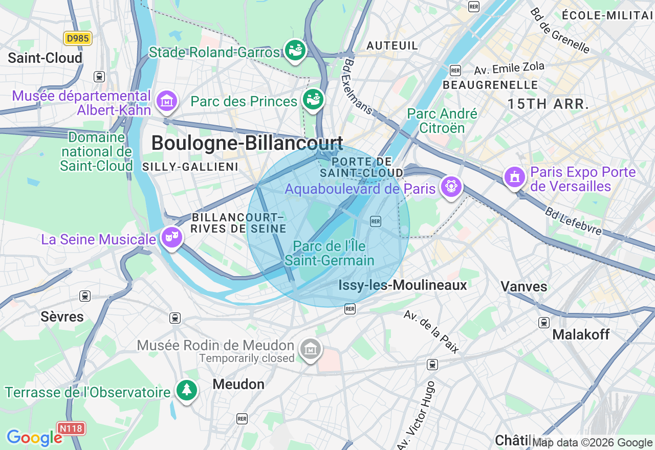 Carte de l'emplacement