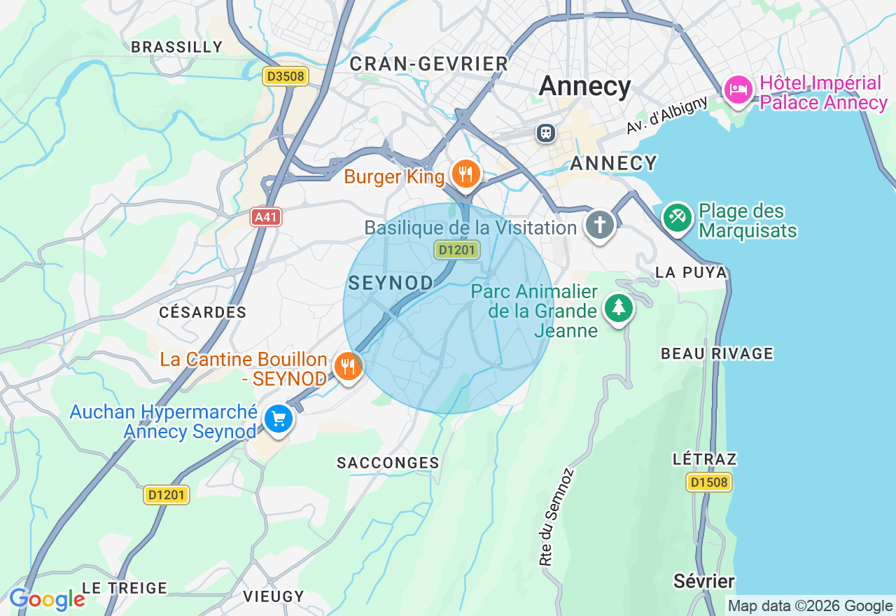 Carte de l'emplacement