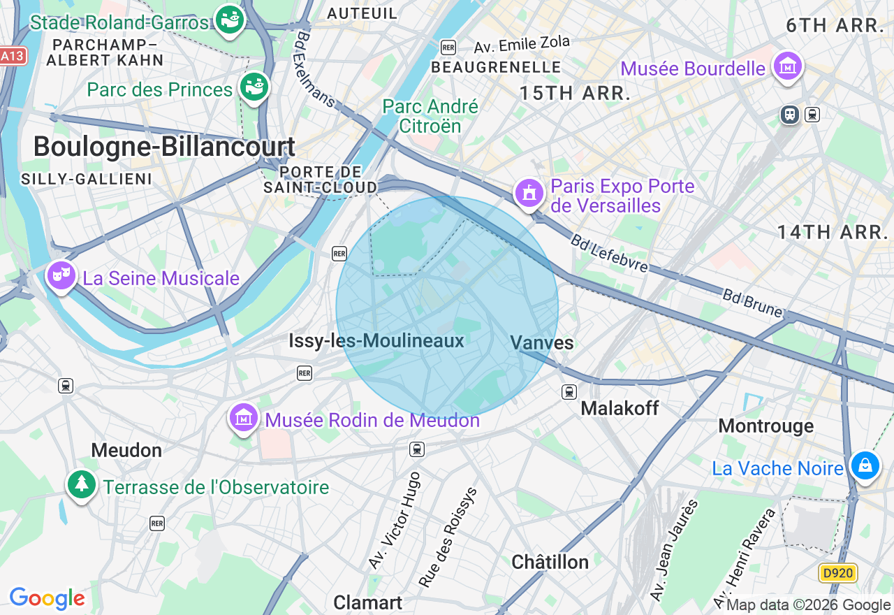 Carte de l'emplacement