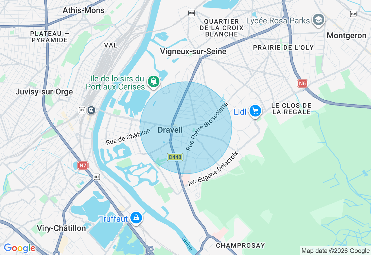 Carte de l'emplacement