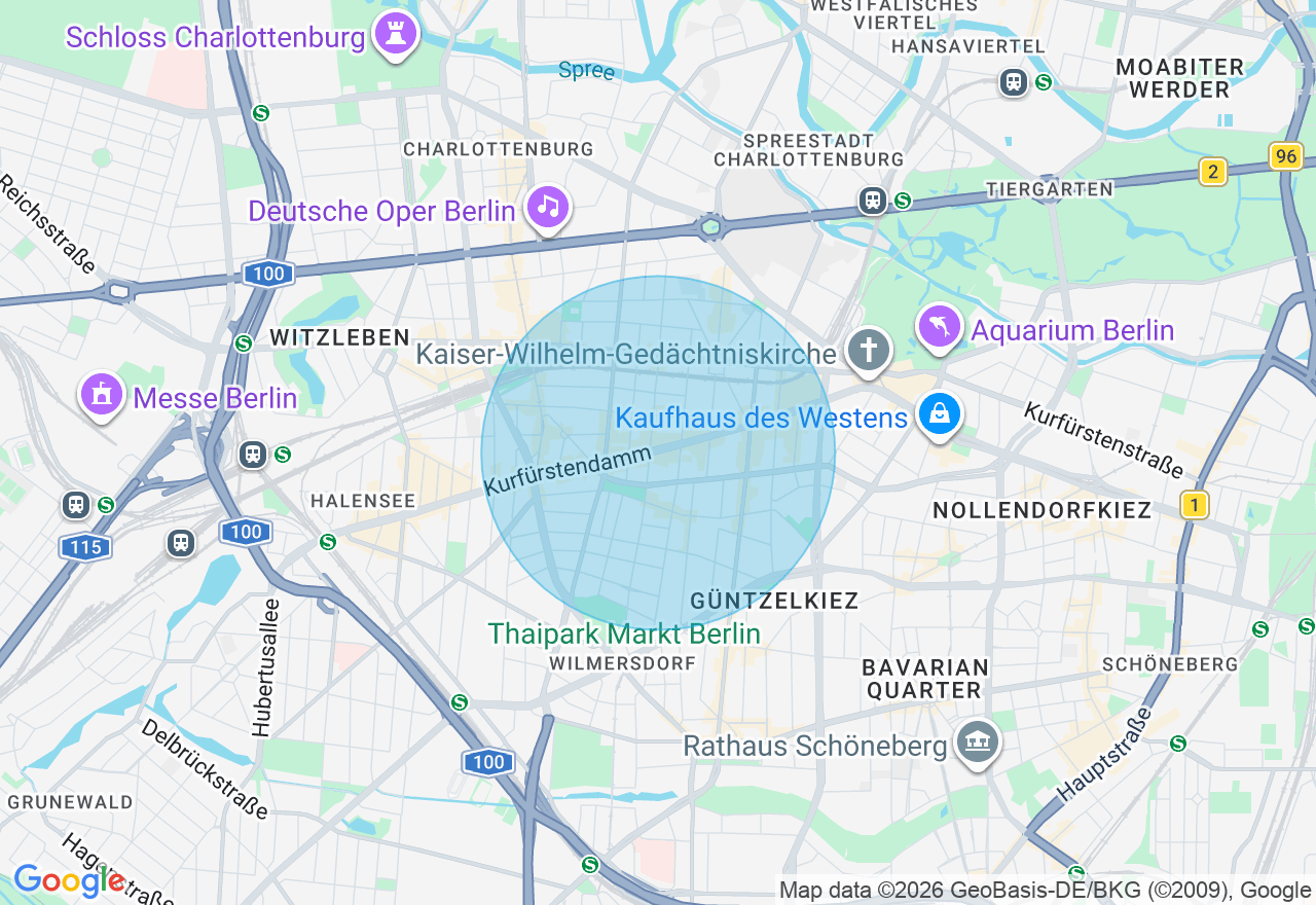 Kartenansicht der Location