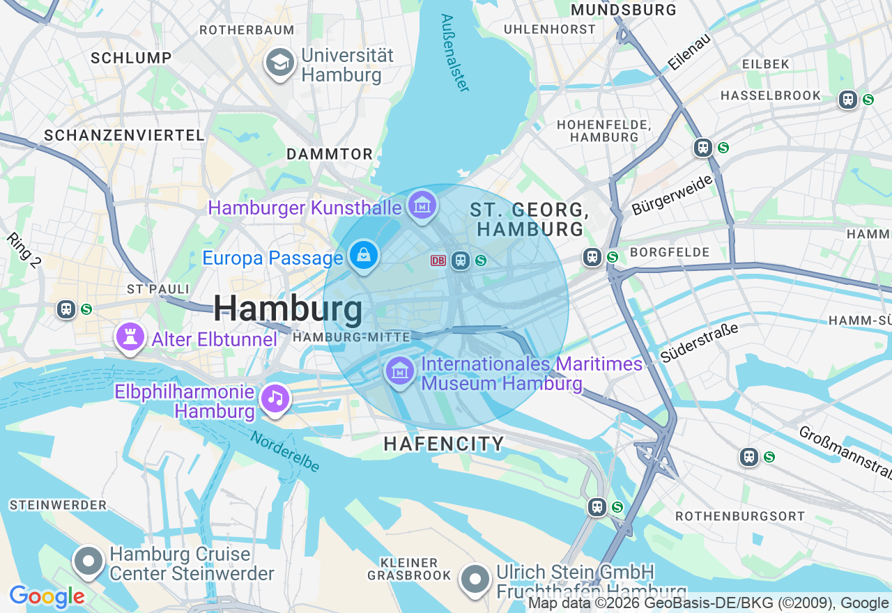 Kartenansicht der Location
