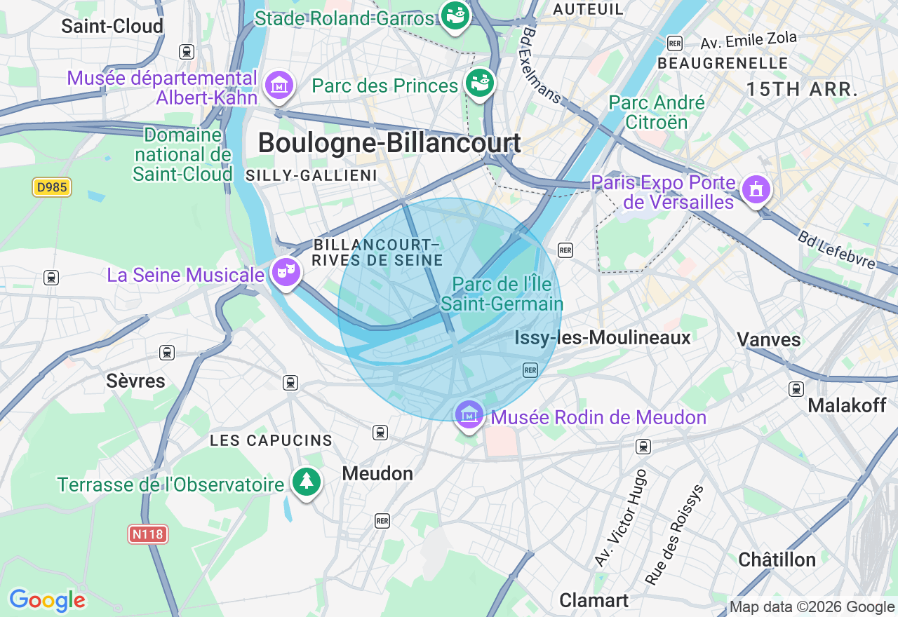 Carte de l'emplacement