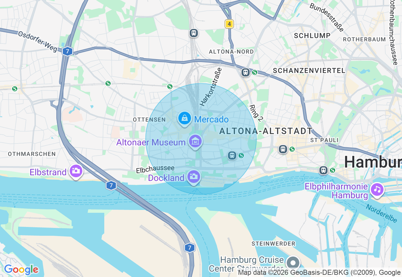 Kartenansicht der Location