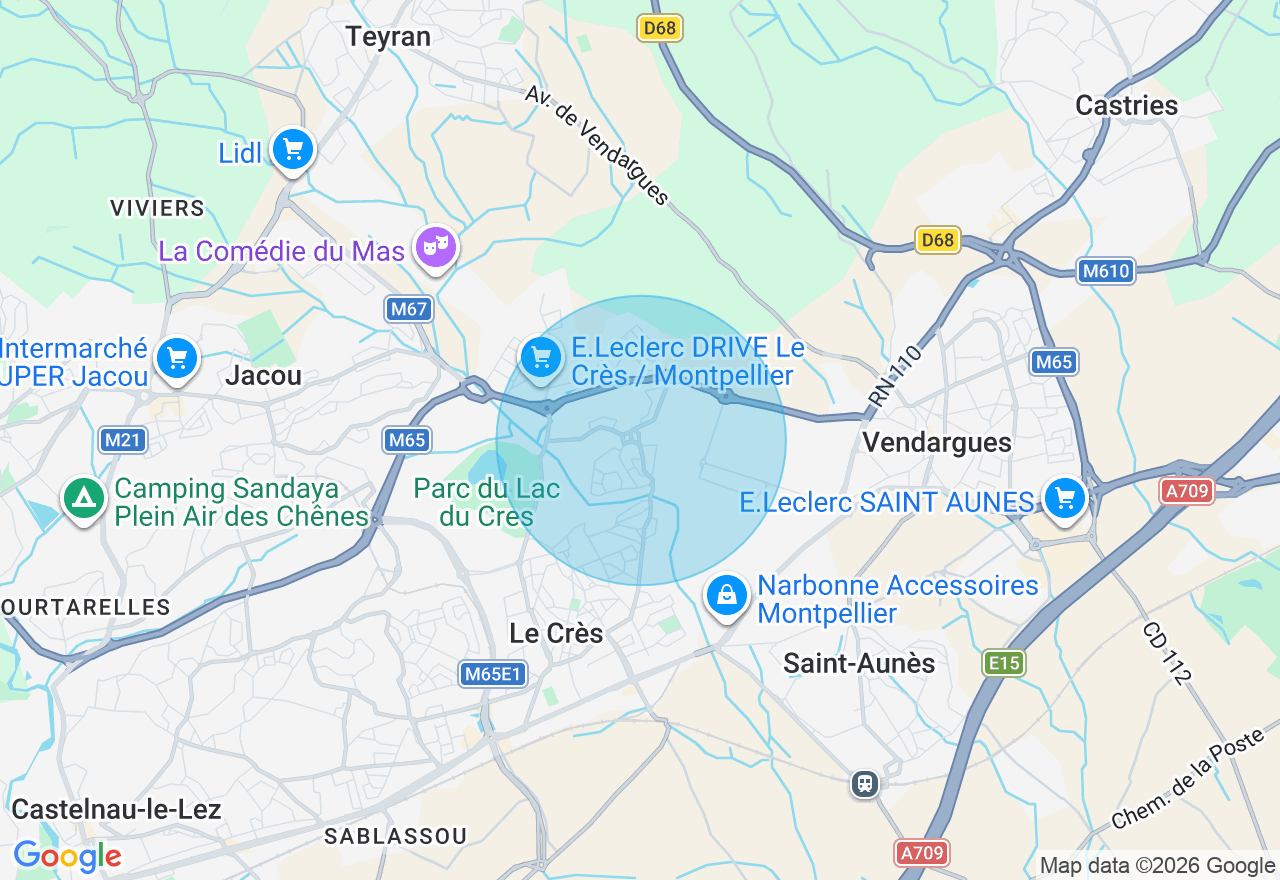Carte de l'emplacement