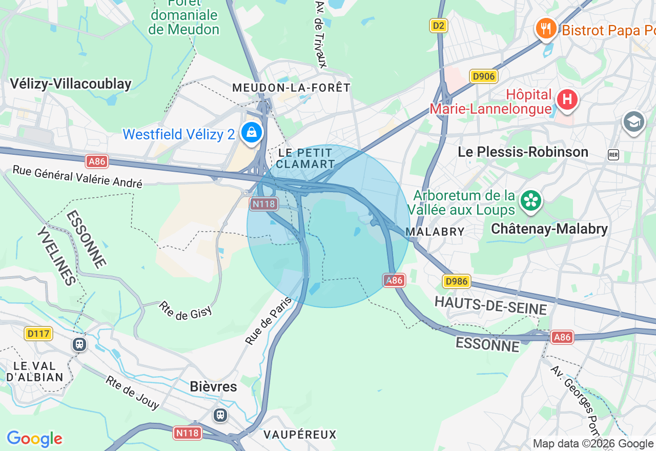 Carte de l'emplacement