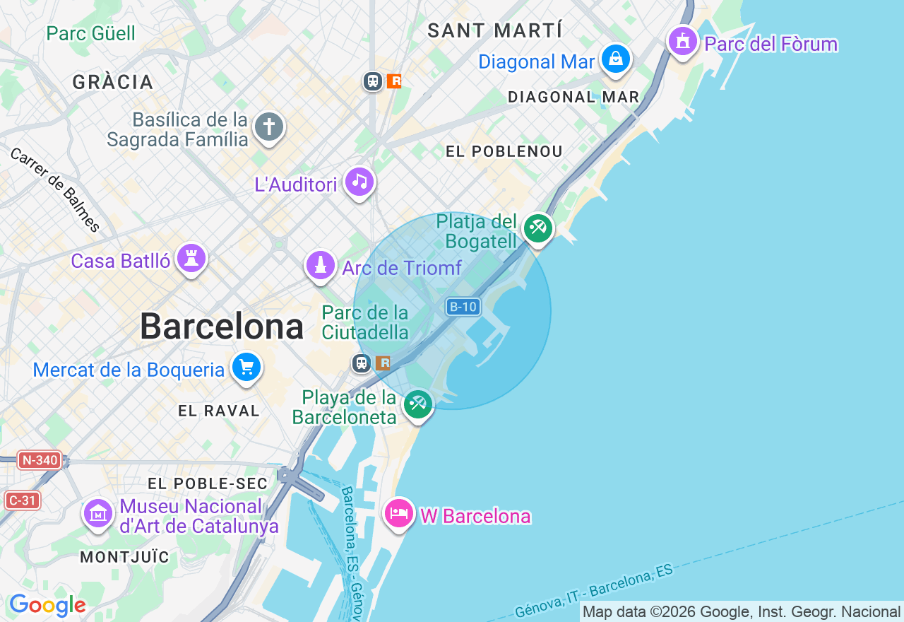 Mapa de la ubicación