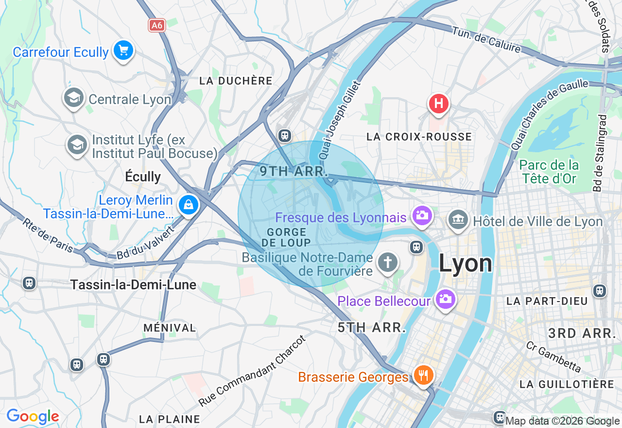 Carte de l'emplacement