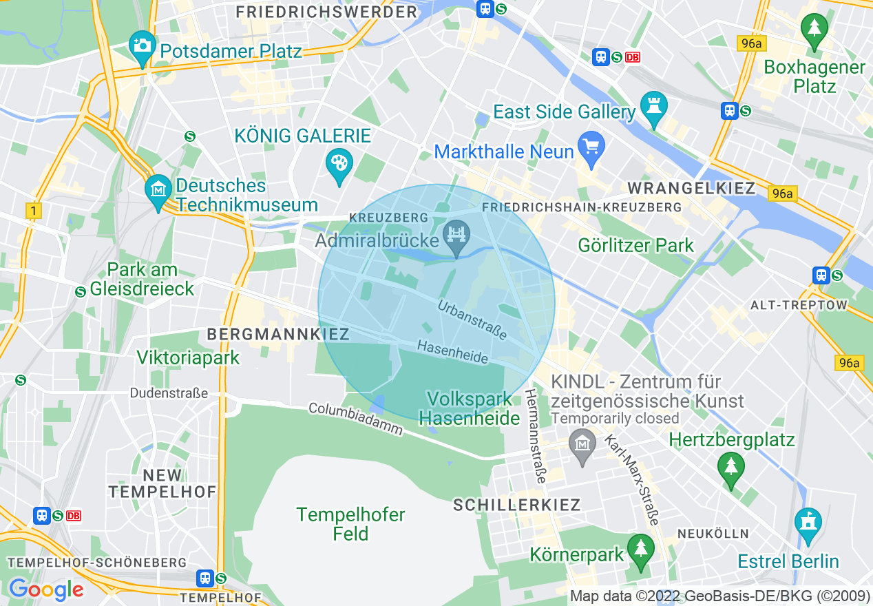 Kartenansicht der Location