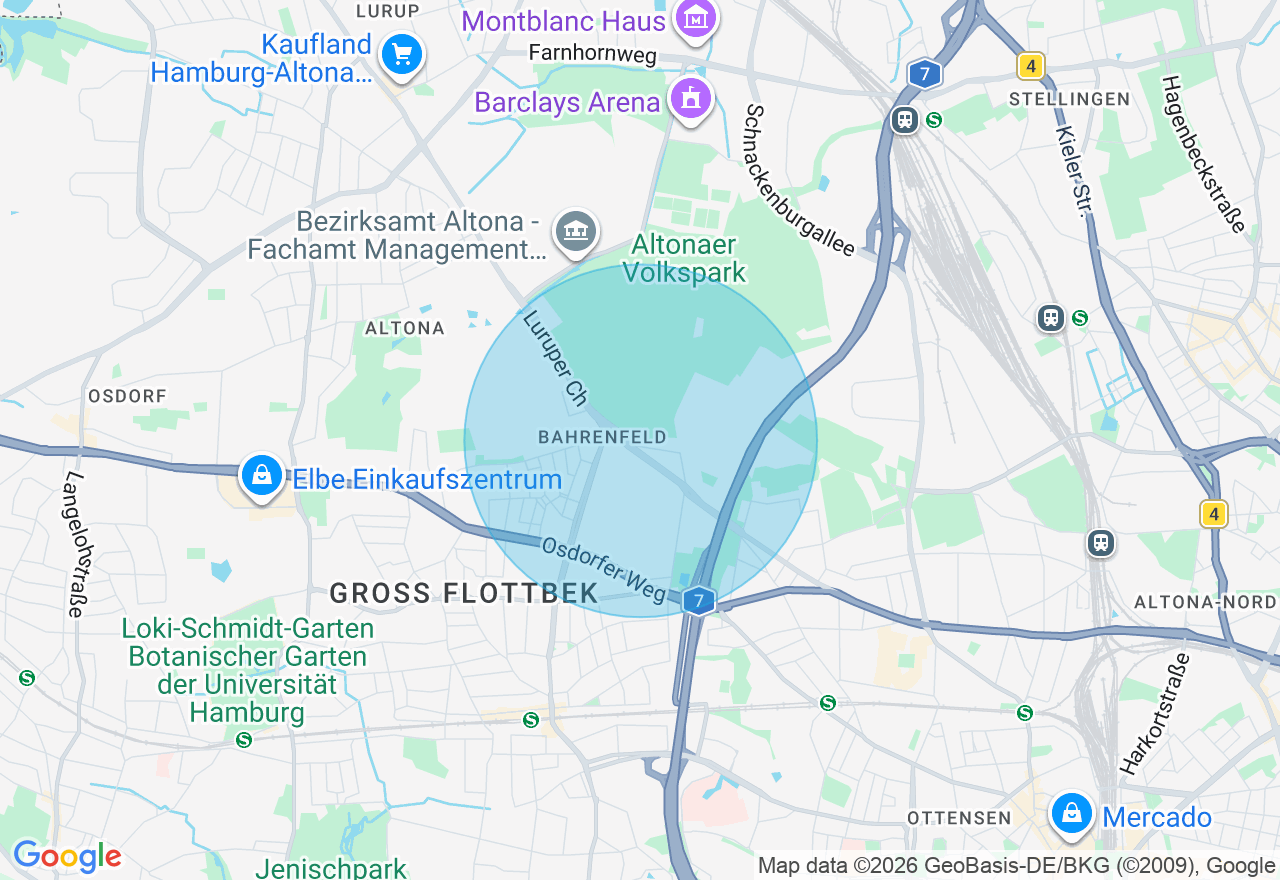 Kartenansicht der Location