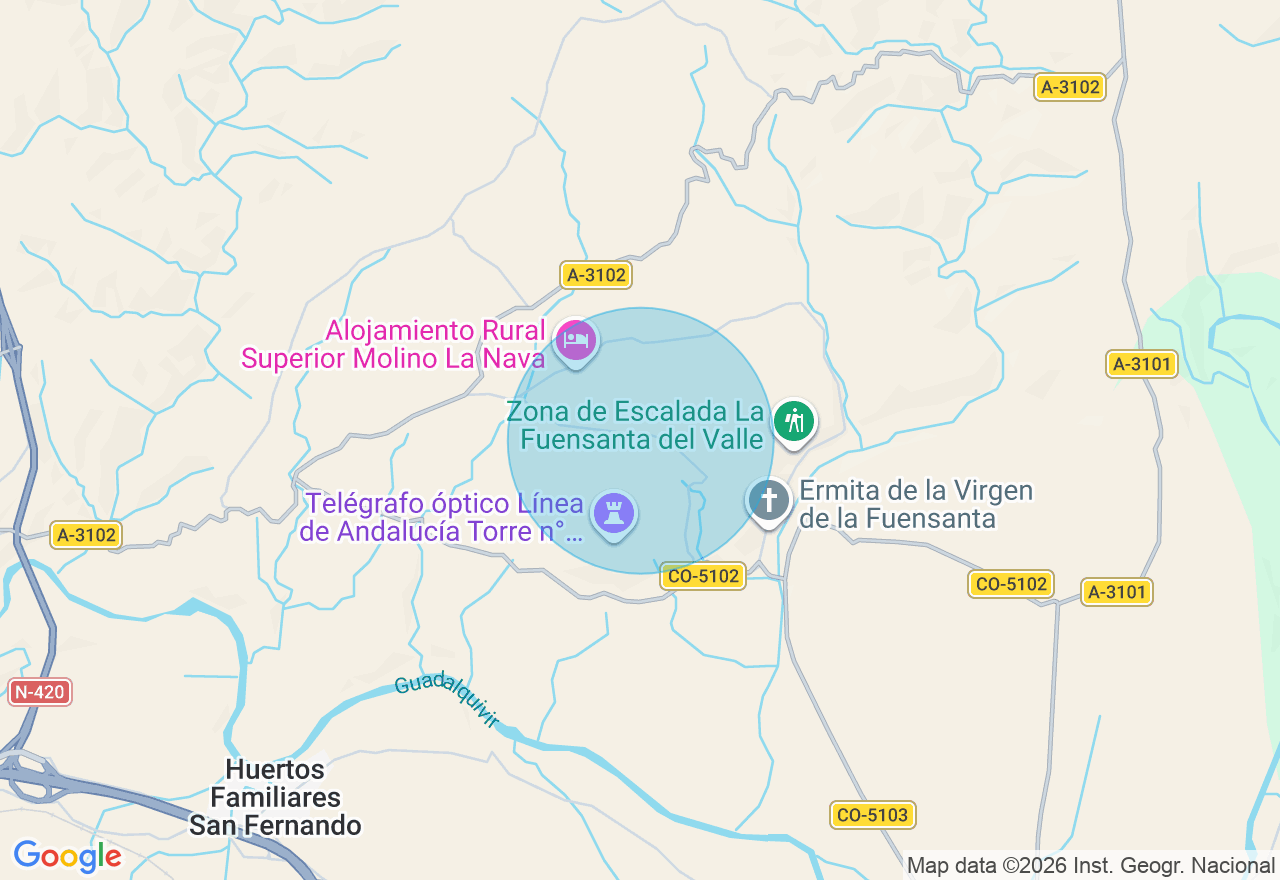 Mapa de la ubicación