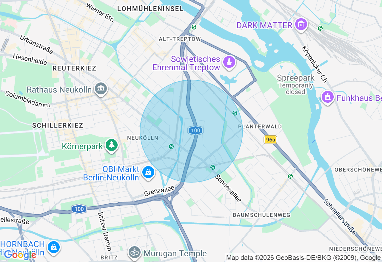 Kartenansicht der Location