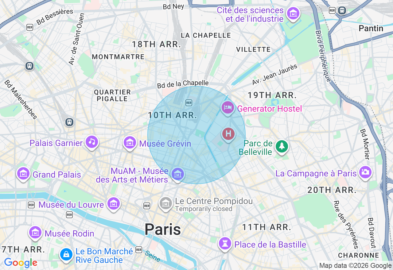 Carte de l'emplacement