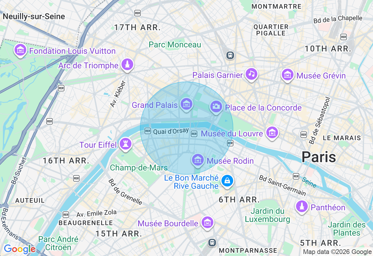 Carte de l'emplacement