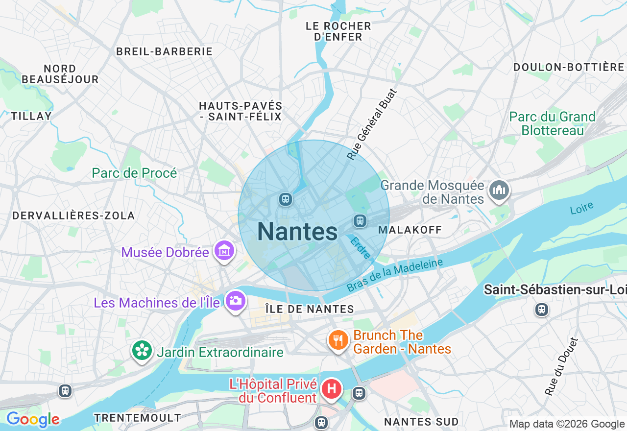Carte de l'emplacement