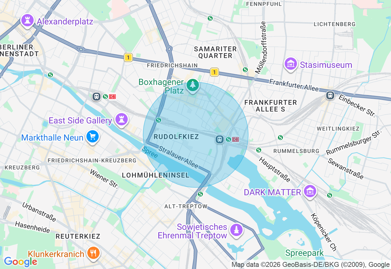Kartenansicht der Location