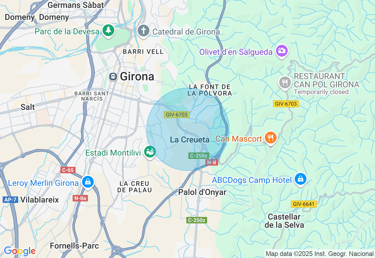 Mapa de la ubicación