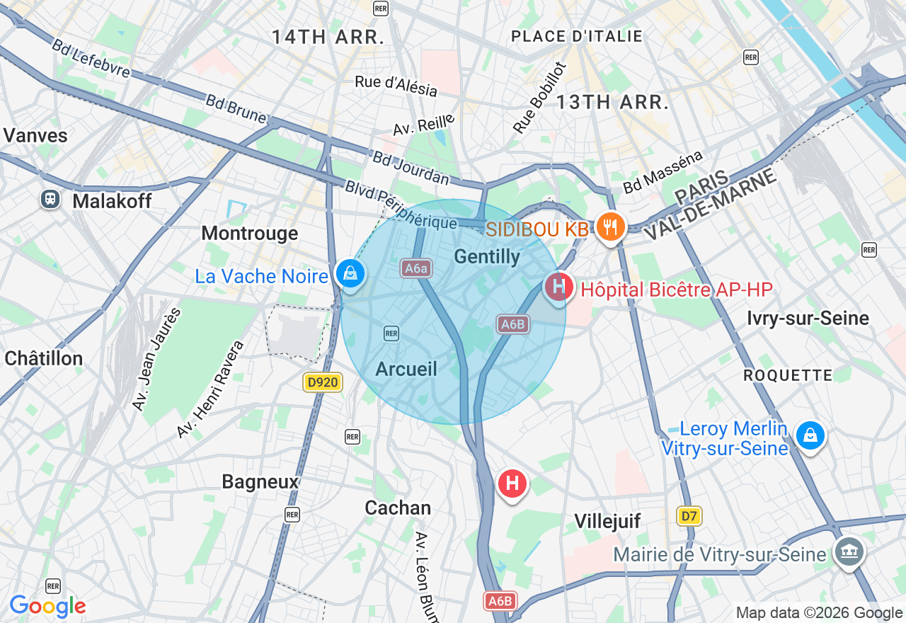 Carte de l'emplacement