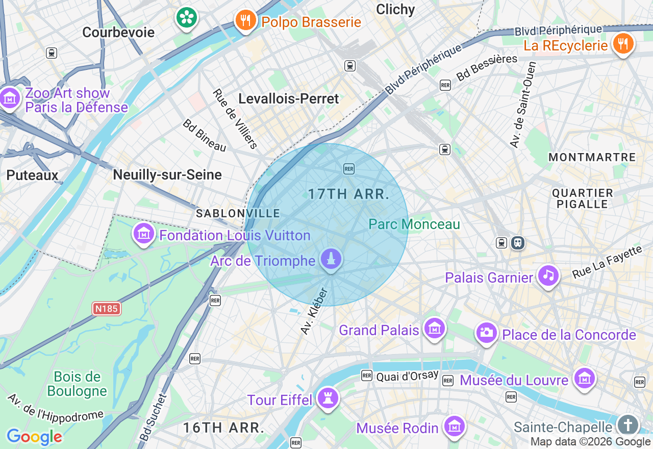 Carte de l'emplacement