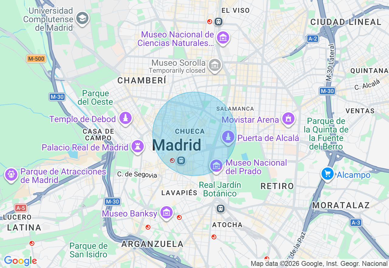 Mapa de la ubicación