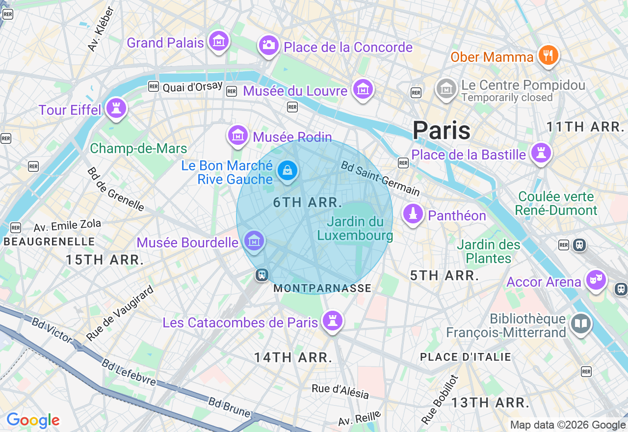 Carte de l'emplacement