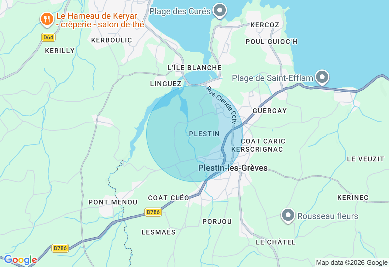 Carte de l'emplacement
