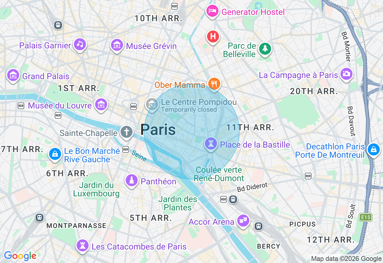 Carte de l'emplacement