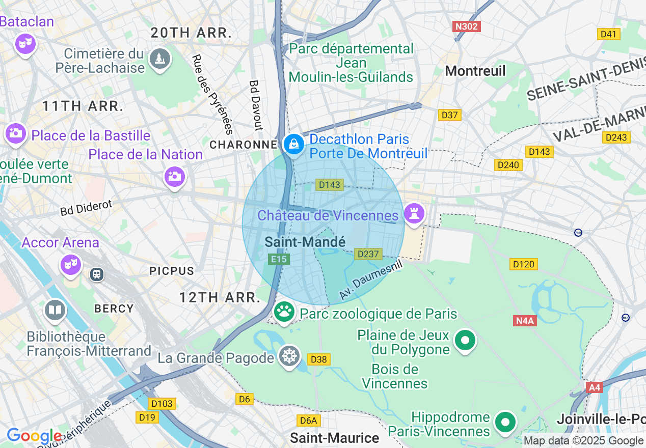 Carte de l'emplacement