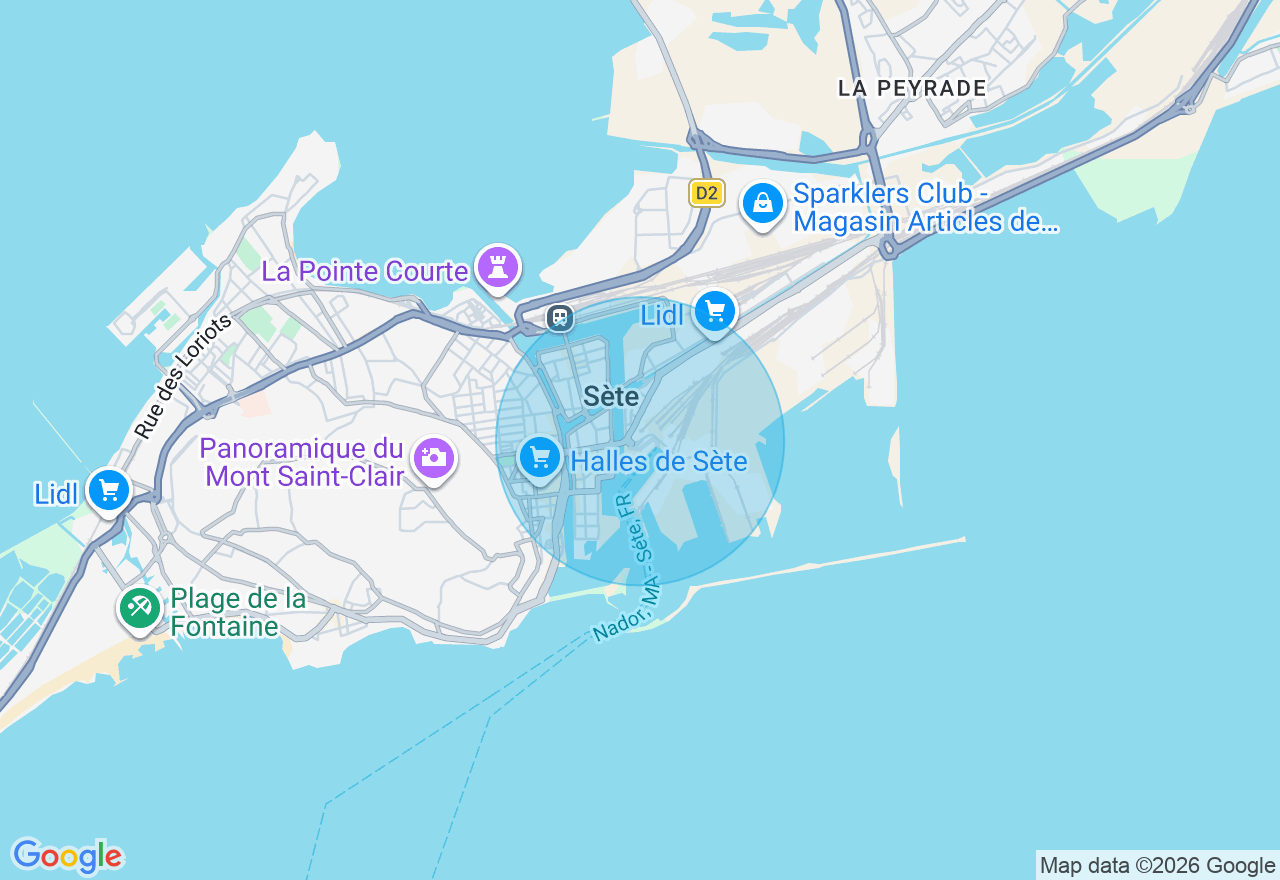 Carte de l'emplacement