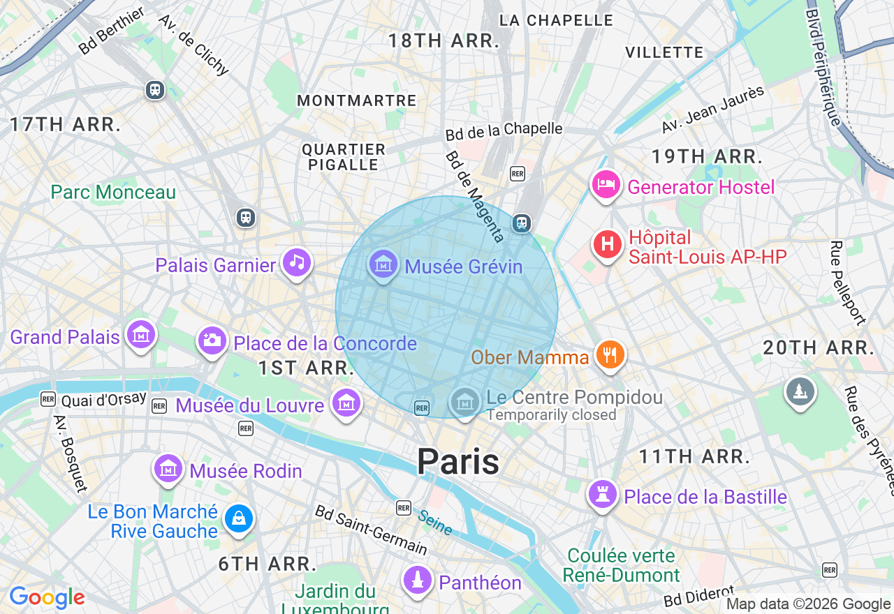 Carte de l'emplacement