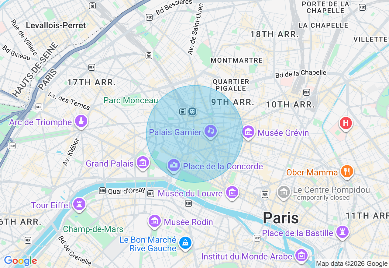 Carte de l'emplacement