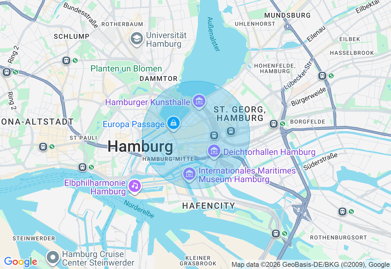 Kartenansicht der Location